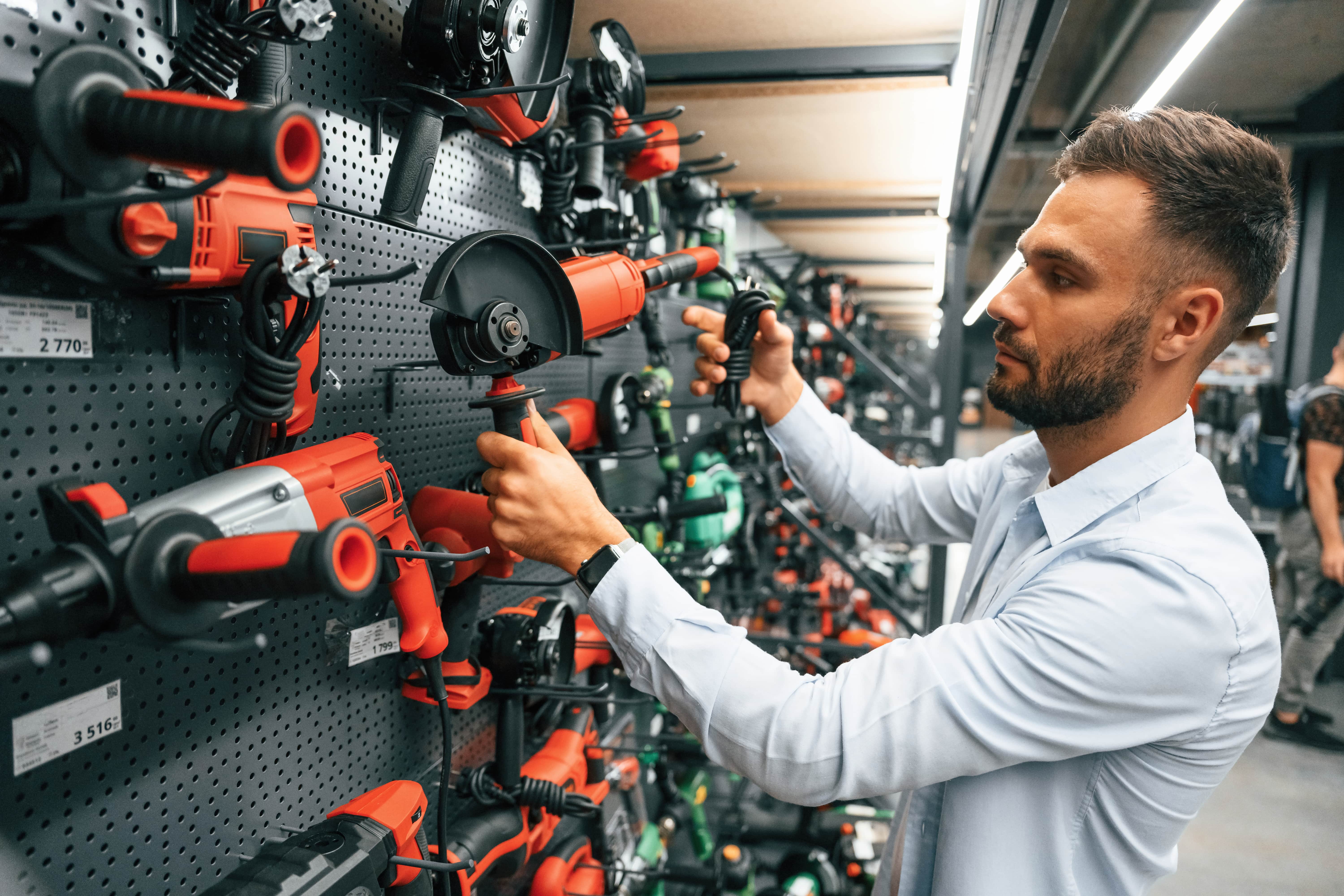 Industrial facility with automation and manufacturing equipment
